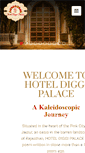Mobile Screenshot of hoteldiggipalace.com